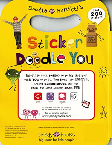 Sticker Doodle You: A sticker doodle mix that's all about YOU! with over 200 stickers,Used