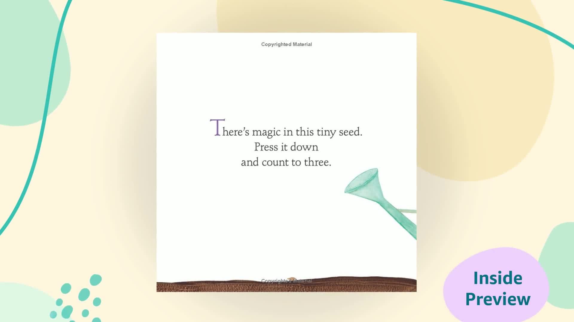 Plant The Tiny Seed Board Book: A Springtime Book For Kids,New