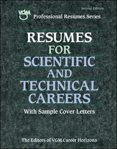 Resumes for Scientific and Technical Careers,Used