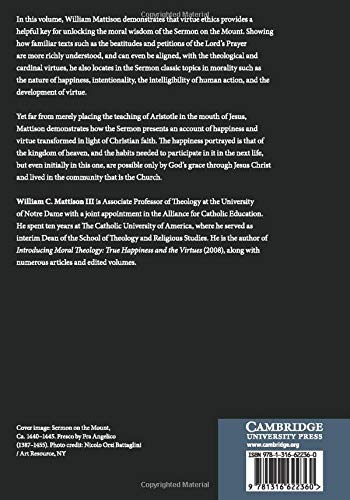 The Sermon on the Mount and Moral Theology: A Virtue Perspective,Used
