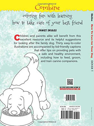 How to Care for Your Dog: A Color & Learn Guide for Kids (Dover Kids Activity Books: Animals),Used