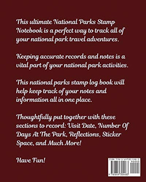 National Parks Stamp Book For Kids: Outdoor Adventure Travel Journal Passport Stamps Log Activity Book,Used