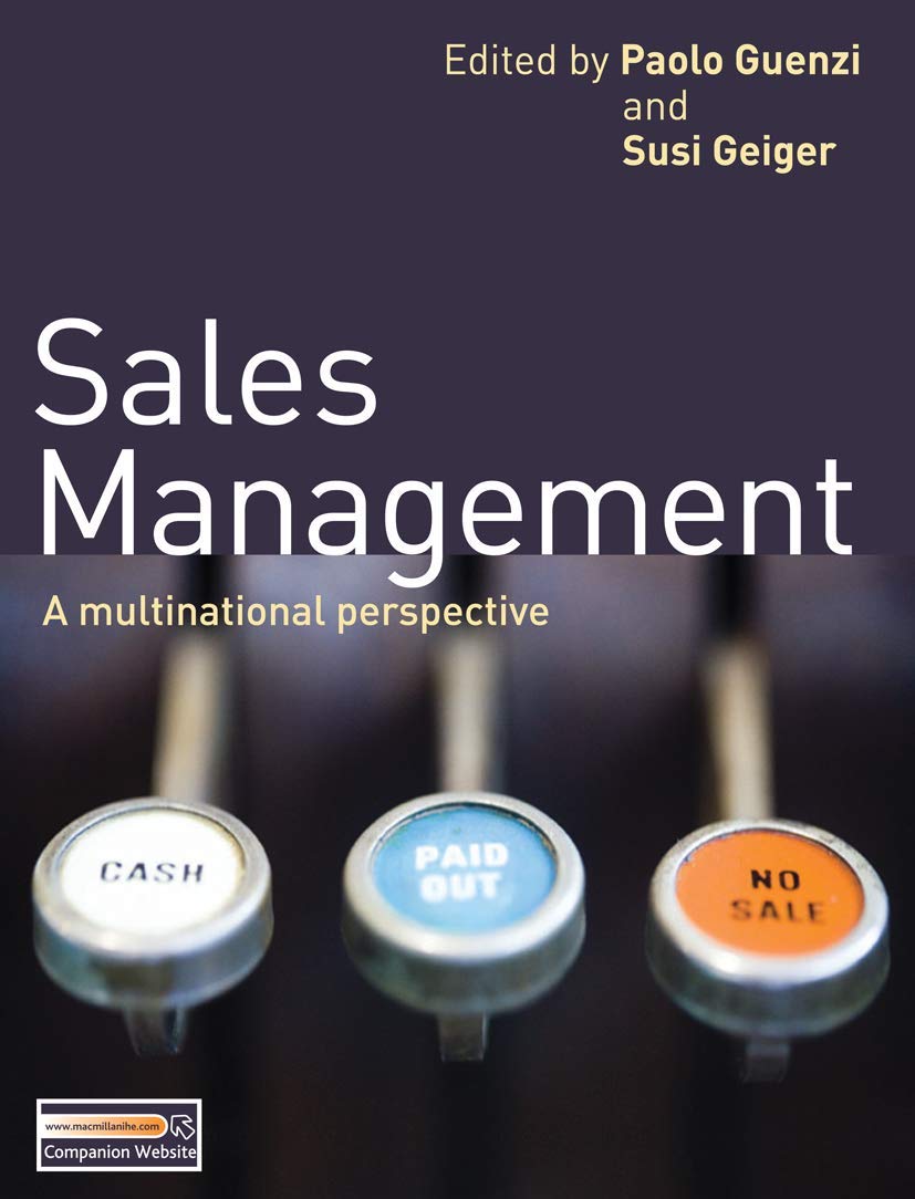 Sales Management: A Multinational Perspective