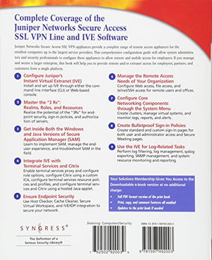 Juniper(r) Networks Secure Access SSL VPN Configuration Guide,Used
