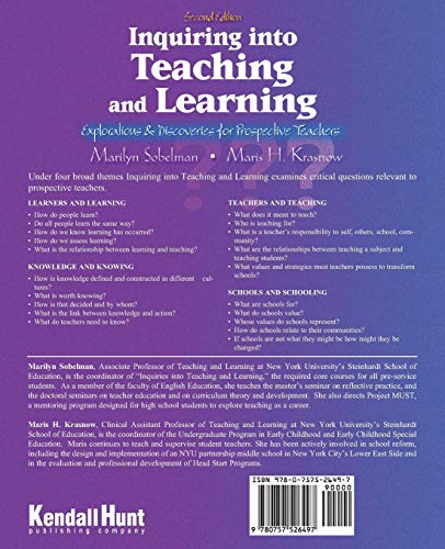 Inquiring Into Teaching And Learning: Explorations And Discoveries For Prospective Teachers,Used