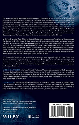 Credit Risk Management In and Out of the Financial Crisis: New Approaches to Value at Risk and Other Paradigms,New