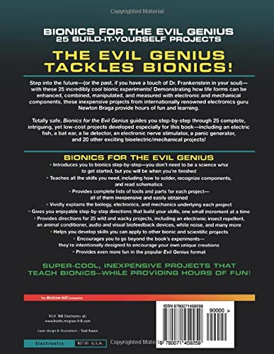 Bionics For The Evil Genius: 25 Buildityourself Projects
