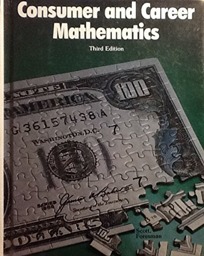 Consumer and Career Mathematics,Used