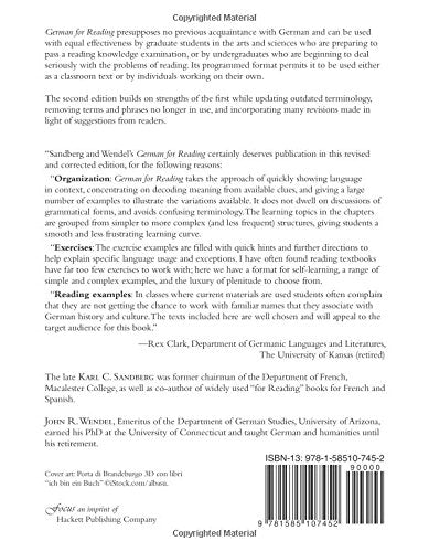 German for Reading(Second Edition),Used