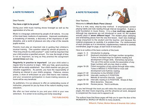 Alfred'S Basic Piano Library Lesson Book, Bk 1A (Alfred'S Basic Piano Library, Bk 1A)-used