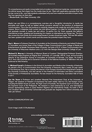 Media Law And Ethics (Routledge Communication)