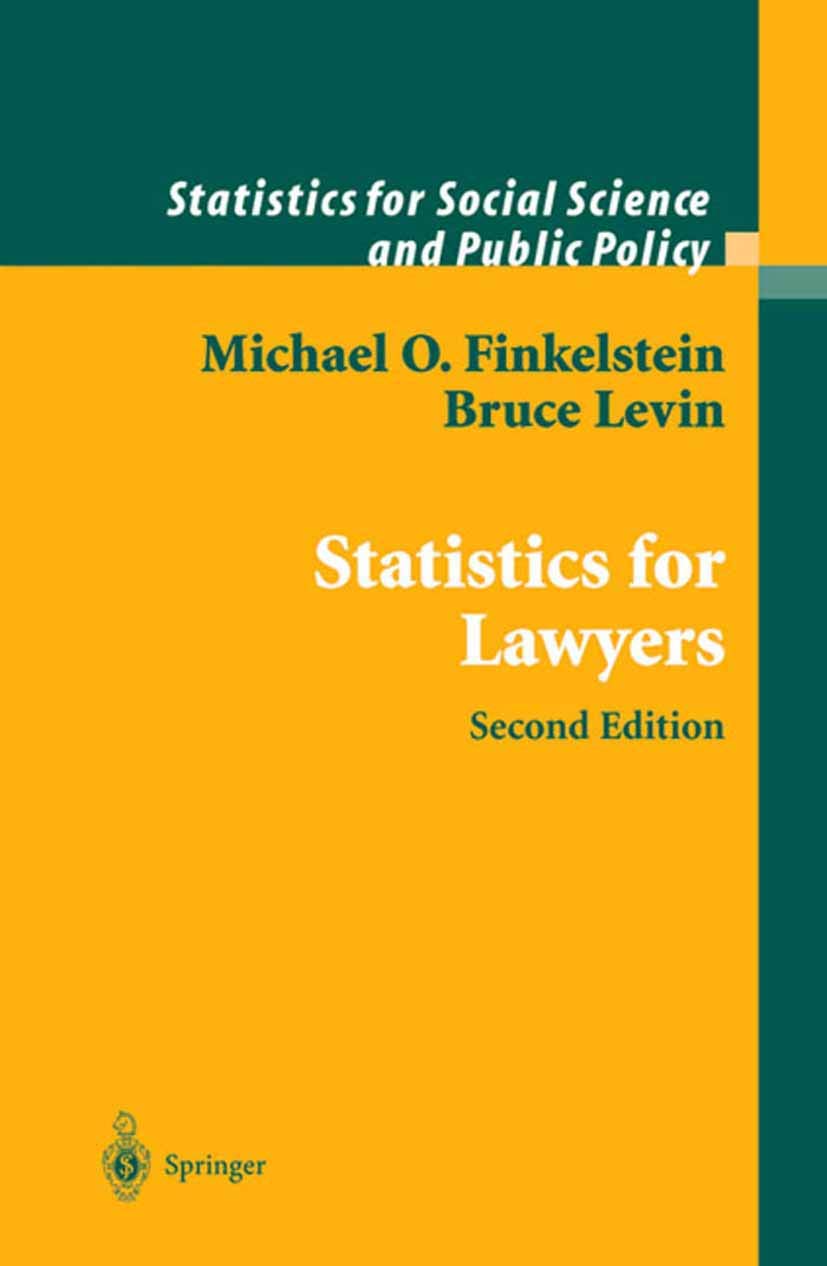 Statistics for Lawyers (Statistics for Social and Behavioral Sciences),Used