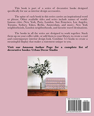 Wanderlust: A decorative book for coffee tables, bookshelves and interior design styling  Stack deco books together to create a ,Used
