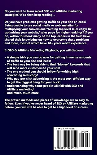 SEO & Affiliate Marketing Playbook: Follow This Step by Step Advanced Beginners Guide For Making Money Online With Search Engine,Used