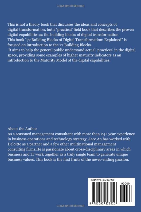 77 Building Blocks of Digital Transformation: Simply Explained,Used