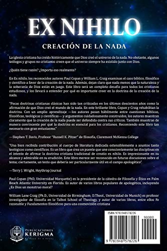 ExNihilo: Creacion de la Nada (Coleccion Apologetica Kerigma) (Spanish Edition),Used