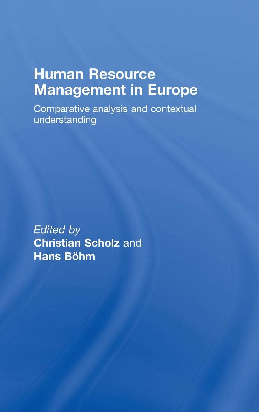 Human Resource Management in Europe,Used