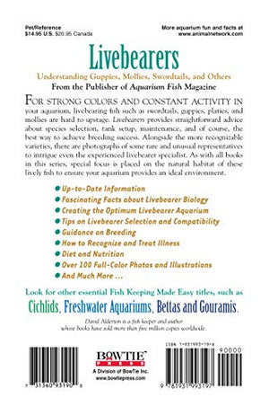 Livebearers: Understanding Guppies, Mollies, Swordtails And Others (Fish Keeping Made Easy),Used