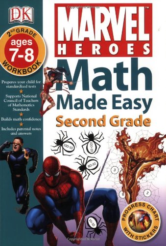 Marvel Heroes: Second Grade (Math Made Easy),Used