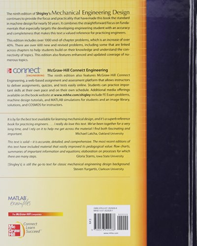 Shigley's Mechanical Engineering Design (Mcgrawhill Series in Mechanical Engineering),Used