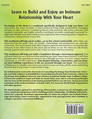 Psychology of The Heart: A Workbook for Living A HeartCentered Life,Used