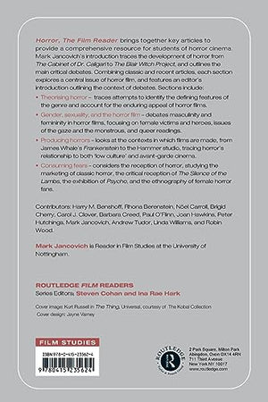 Horror the Film Reader (In Focus: Routledge Film Readers),Used