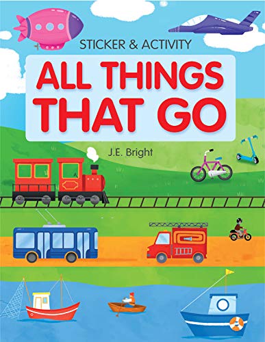 All Things That Go Activities and Stickers: Over 100 Stickers (Clever Sticker & Activity)
