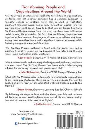 Start with the Vision: Six Steps to Effectively Plan, Create Solutions, and Take Action,Used