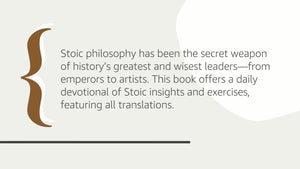 The Daily Stoic: 366 Meditations on Wisdom, Perseverance, and the Art of Living,New