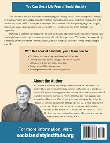 Overcoming Social Anxiety: Step by Step,Used