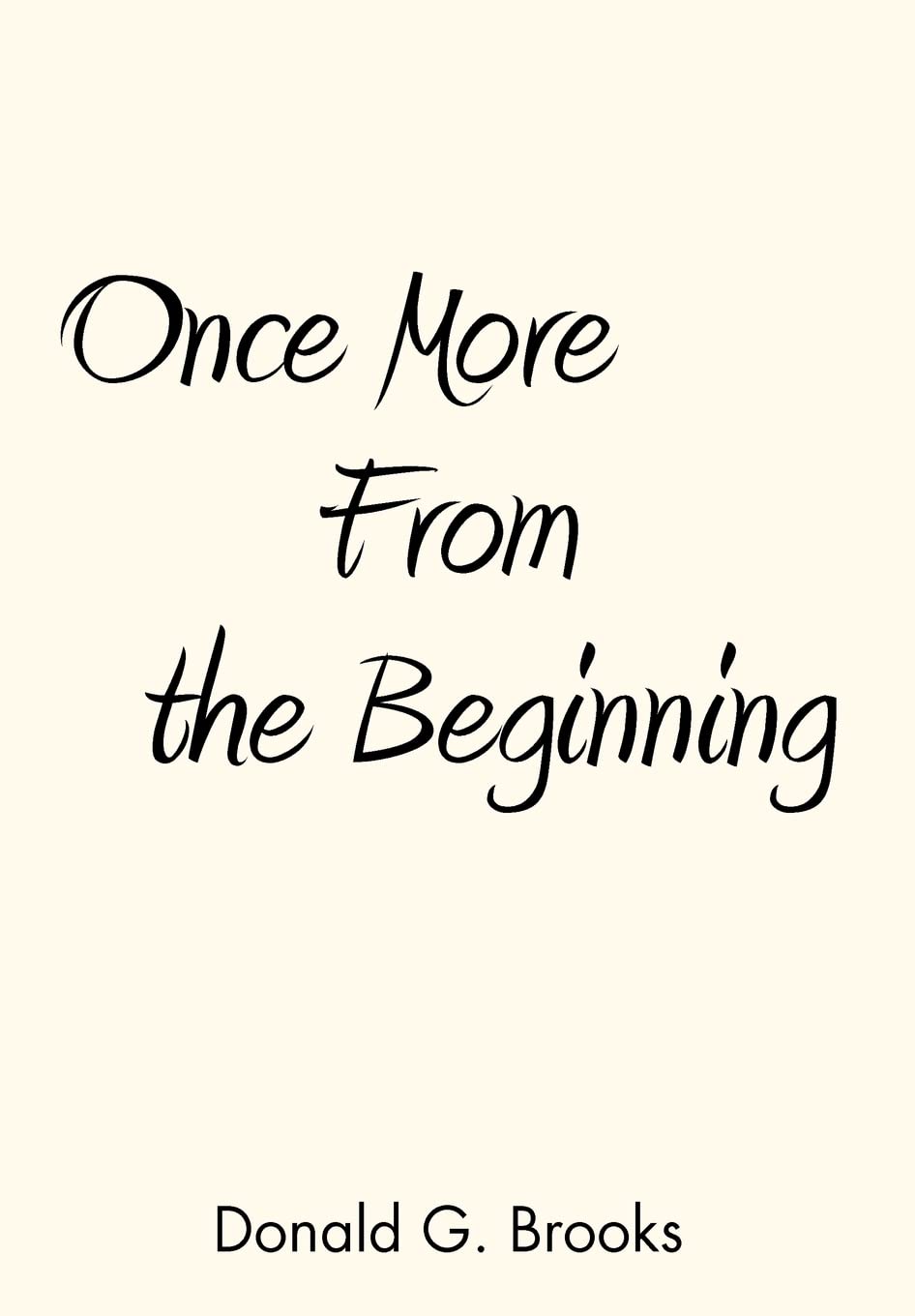 Once More From The Beginning,Used