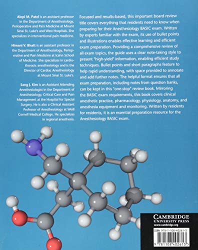 BASIC Essentials: A Comprehensive Review for the Anesthesiology BASIC Exam,Used