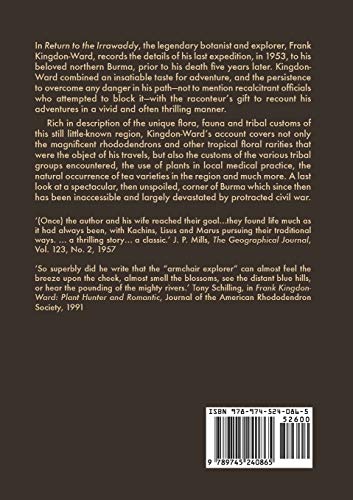 Return to the Irrawaddy (Bibliotheca Asiatica),Used