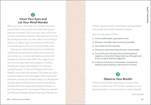 5Minute Stress Relief: 75 Exercises to Quiet Your Mind and Calm Your Body