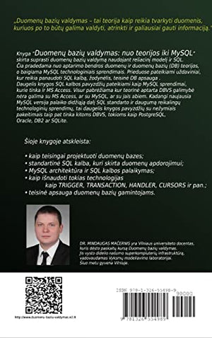 Duomenu baziu valdymas: nuo teorijos iki MySQL (Lithuanian Edition),Used