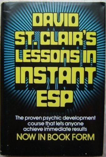 David St. Clair'S Lessons In Instant Esp,New
