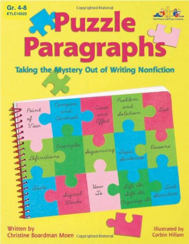 Puzzle Paragraphs: Taking the Mystery Out of Writing Nonfiction,Used