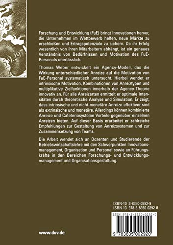 Anreizsysteme fr die betriebliche Forschung und Entwicklung (Beitrge zur betriebswirtschaftlichen Forschung, 113) (German Editio,Used