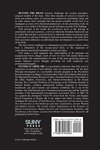 Beyond the Brain: Birth, Death, and Transendence in Psychotherapy (Suny Series in Transpersonal & Humanistic Psychology),Used