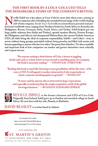 Inside CocaCola: A CEO's Life Story of Building the World's Most Popular Brand,Used