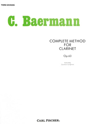 Complete Method For Clarinet: Third Division,Used