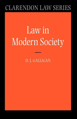 Law In Modern Society (Clarendon Law Series),Used