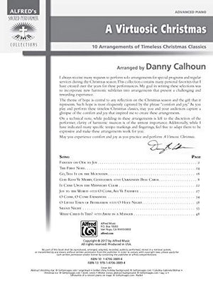 A Virtuosic Christmas: 10 Arrangements of Timeless Christmas Classics (Sacred Performer Collections),Used