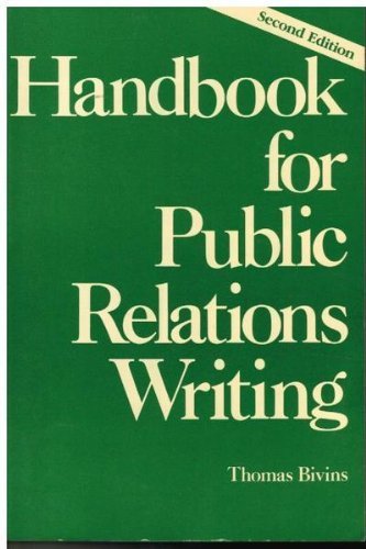 Handbook for Public Relations Writing,Used