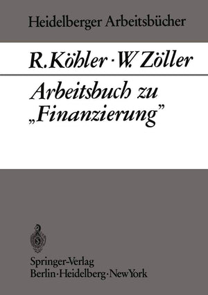 Arbeitsbuch Zu Finanzierung (Heidelberger Arbeitsbcher, 3) (German Edition),Used