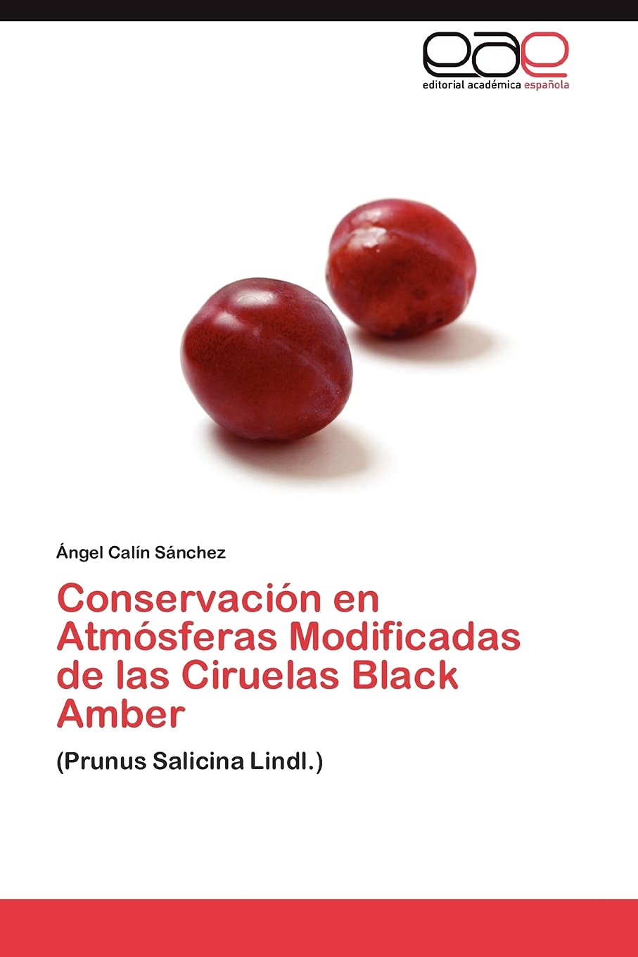 Conservacin en Atmsferas Modificadas de las Ciruelas Black Amber: (Prunus Salicina Lindl.) (Spanish Edition),Used