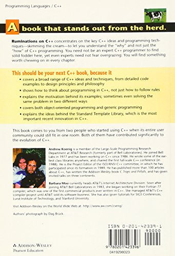 Ruminations on C++: A Decade of Programming Insight and Experience,Used