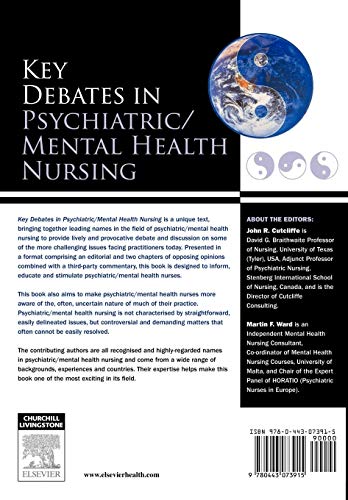 Key Debates In Psychiatric/Mental Health Nursing,Used