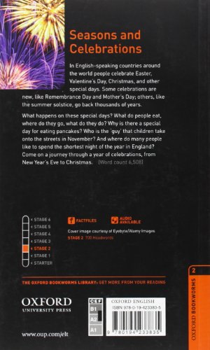 Oxford Bookworms Factfiles: Seasons And Celebrations: Level 2: 700Word Vocabulary (Oxford Bookworms Library Factfiles: Stage 2),New