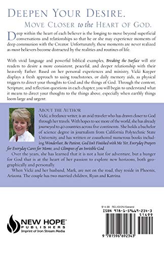 Breaking the Surface: Inviting God into the Shallows and the Depths of Your Mind,Used
